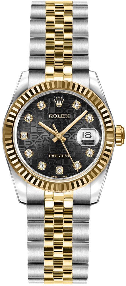 rolex nero donna|Rolex Lady.